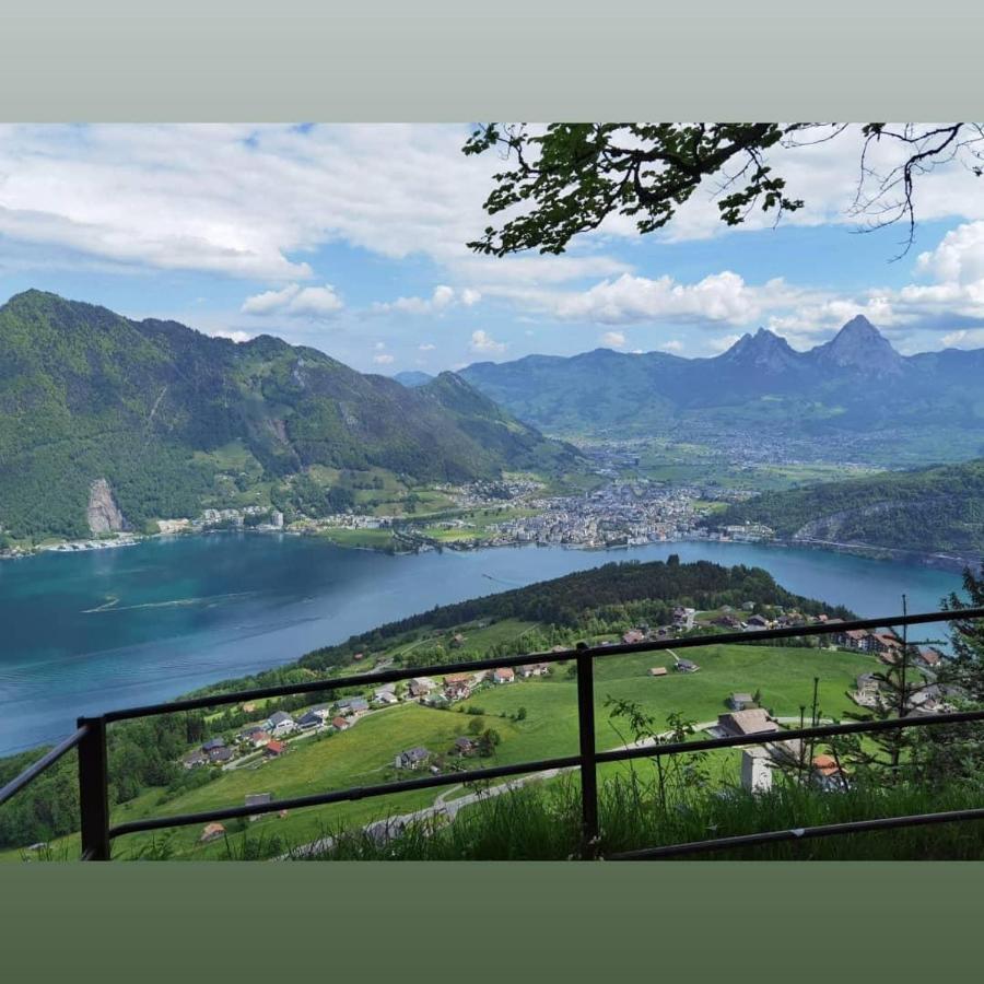 Schoene Ferienwohnung In Traumlage Fewo Solohike Seelisberg Exterior photo